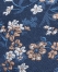 Small Scale Multi Tone Pocket Square, Navy, swatch